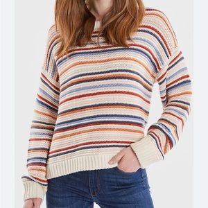 525 America striped boxy sweater